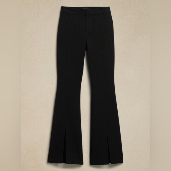 ✨NWT! Banana Republic Black Flare Sloan Pant  - Multiple Sizes 💛 - Picture 5 of 5